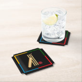 クリケット、くぐり、こうもりとボール、紙プレート ペーパーコースター (インサイチュ)