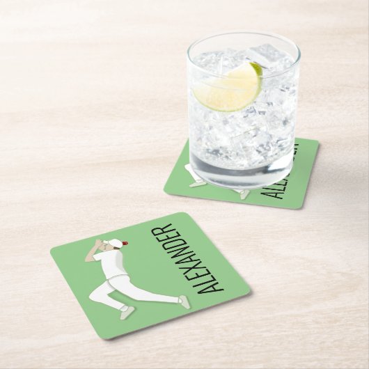 クリケット スクエアペーパーコースター (インサイチュ)