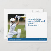 クリケット スポーツ ポストカード (正面/裏面)