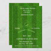 クリケット バースデーパーティー スポーツ ご招待 招待状 (正面/裏面)