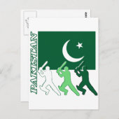 クリケット・パキスタン ポストカード (正面/裏面)