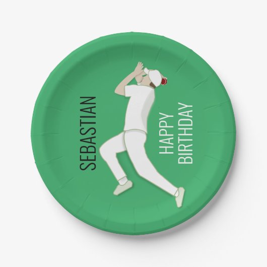 クリケット ペーパープレート (正面)