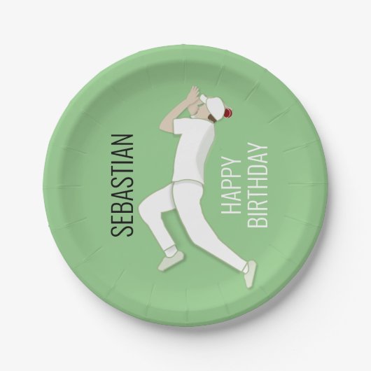 クリケット ペーパープレート (正面)