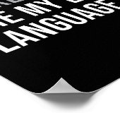 クリケット ボウラー の面白い格言 ポスター (角)