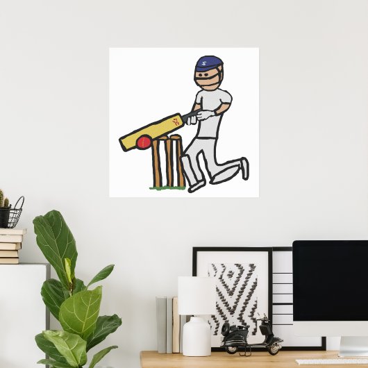 クリケット ポスター (ホームオフィス)