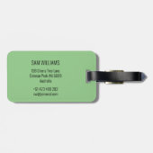 クリケット ラゲッジタグ (裏面横)