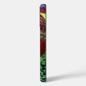 クリケット:レッド懸命ボールアートプリント Case-Mate iPhoneケース (裏面 / 左)