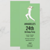 クリケット 招待状 (正面/裏面)