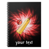 クリケット；赤 ノートブック (正面)