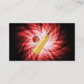 クリケット；赤 名刺 (裏面)