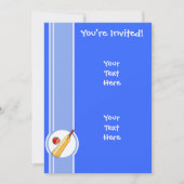 クリケット;青 招待状 (正面)