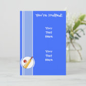 クリケット；青 招待状 (スタンド正面)