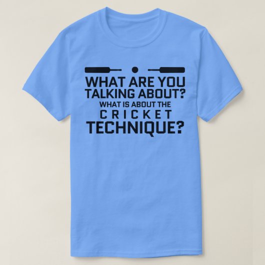 クリケット Tシャツ (デザイン正面)