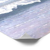 クリケットDiane海アートポスター – ビーチトワイライト ポスター (角)