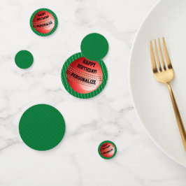 クリケッパーソナライズされたトボールハッピーバースデー紙吹雪 コンフェッティ