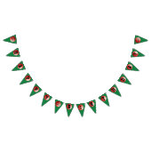 クリケッパーソナライズされたトボールハッピーバースデー バンティングフラッグ (全)