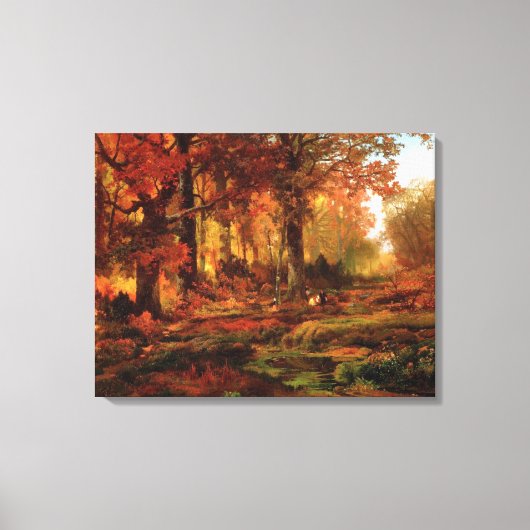 クリシュエイム・グレン(フィラデルフィア)の秋の木 キャンバスプリント (正面)