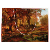 クリシュエイム・グレン(フィラデルフィア)の秋の木 ラージペーパーバッグ (裏面)