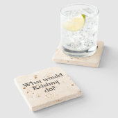 クリシュナがすること ストーンコースター (横)