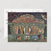 クリシュナとザマウンテンゴバルダンバイシャハディン ポストカード (正面/裏面)