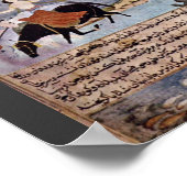 クリシュナとパンダはメイによって彼らの馬に水を与える ポスター (角)