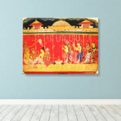 クリシュナの両親の結婚は解散 キャンバスプリント (インサイチュ (ウッドフロア))