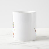 クリシュナの幼少期写真 ジャンボコーヒーマグカップ (正面)