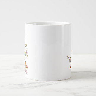 クリシュナの幼少期写真 ジャンボコーヒーマグカップ