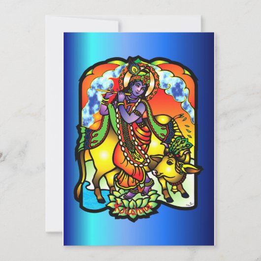 クリシュナの招待 招待状 (正面)