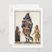 クリシュナはカリヤのヘビに圧迫され、'Voya ポストカード (正面/裏面)