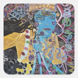 クリシュナステッカー –  スクエアシール