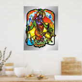 クリシュナプリント ポスター (キッチン)