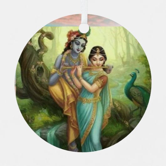 クリシュナラデイ メタルオーナメント (正面)