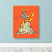 クリシュナ卿とフルート キャンバスプリント (インサイチュ (ウッドフロア))