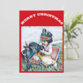 クリシュナ卿と牛がメリークリスマスを願う シーズンカード (スタンド正面)