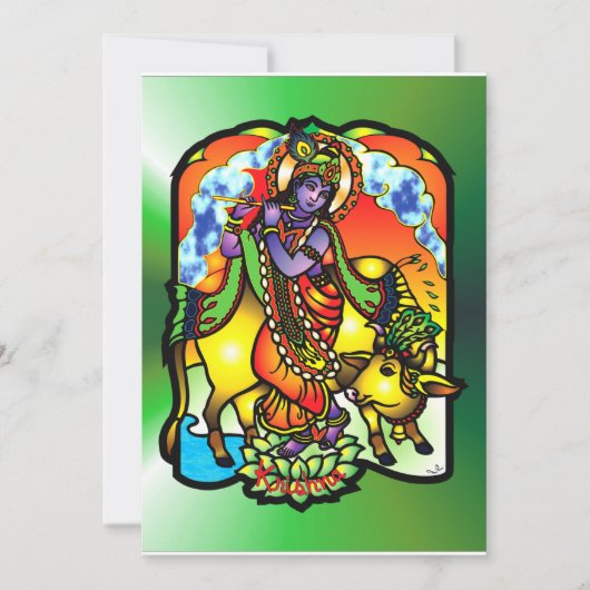 クリシュナ招待状 招待状 (正面)