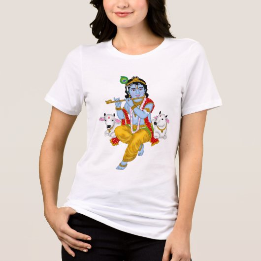 クリシュナ様Tシャツ トライブレンドTシャツ (正面)