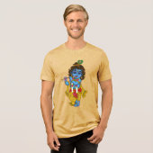 クリシュナ様Tシャツ トライブレンドTシャツ (正面全面)