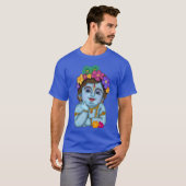 クリシュナ神Tシャツ Tシャツ (正面フル)