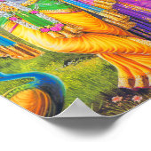 クリシュナ絵画ス ポスター (角)