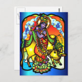 クリシュナ葉書 ポストカード (正面/裏面)