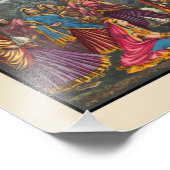 クリシュナ・カリ フォトプリント            (角)