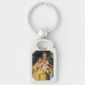 クリシュナ – ヒンズー教の神 –  キーホルダー (正面)