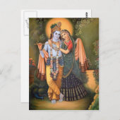 クリシュナ ポストカード (正面/裏面)