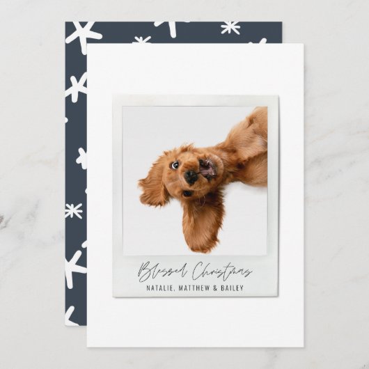 クリシンプルスマスヴィンテージモダン シーズンカード (正面/裏面)