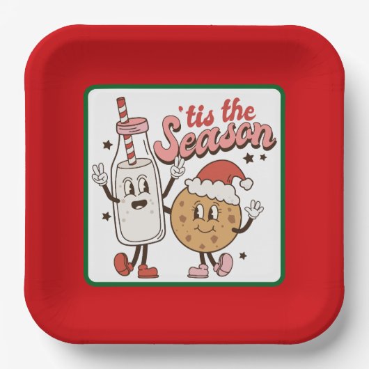 クリスおもしろいお洒落ス紙プレート ペーパープレート (正面)