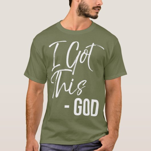 クリスおもしろいチャン引用文ギフト信仰ことわざI 得 Tシャツ (正面)