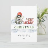 クリスおもしろいマスカウトラックホリデーカード シーズンカード (スタンド正面)