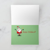 クリスおもしろいマスカクテルサンタマティーニジョモダンイ カード (内部)