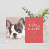 クリスおもしろいマスカードを愛いけな犬 案内状 (スタンド正面)